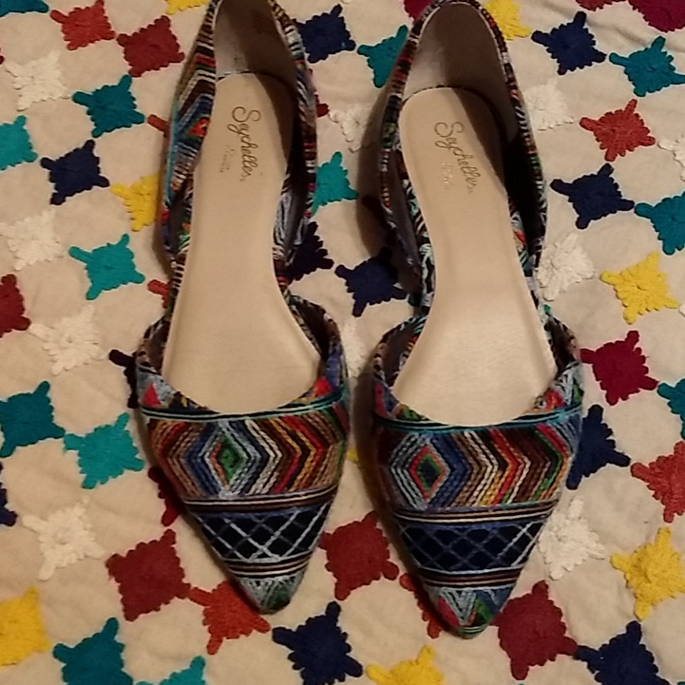Seychelles Anthropologie flats